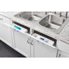 Rev-A-Shelf 11" Tip-Out Plastic Sink Trays for Kitchen and Bathroom Base Cabinet, Pack of 2 Pullout Vanity Shelf Home Organizer, White, 6572-11-11-52 view 4