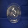 12" CLEAR Acrylic Plastic Light Round pole New Globe Lamp fixture view 1