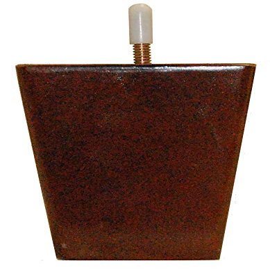 Abacus Swivel Chair Parts 4" high Medium Walnut Color #CL1000B Ottoman/Couch/Sofa Wooden Legs - Set 4 4