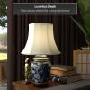 Red Lantern 22" Blue Cherry Blossom Lamp view 2