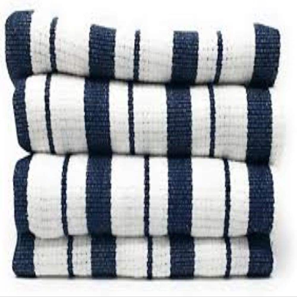 Williams-Sonoma Classic Striped Towels, Set of 4 (Navy)