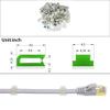 Coopache Ethernet Cable Clips Adhesive, Wire Clips Holder, Self Adhesive Wire Clips Management for Home and Office (100 Pieces) (White) view 4