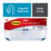 Command Shower Caddy, Clear Frosted, 1-Caddy, 4-Water Resistant Strips, Organize Damage-Free view 2