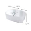 Command Shower Caddy, Clear Frosted, 1-Caddy, 4-Water Resistant Strips, Organize Damage-Free view 3