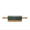 Fox Run Marble Rolling Pin and Base, Green 2.5 x 18 x 3 inches view 3