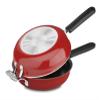 Cuisinart FP2-24R 10-Inch Nonstick Set Frittata Non-Stick Sauce Pan, Red view 1