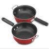 Cuisinart FP2-24R 10-Inch Nonstick Set Frittata Non-Stick Sauce Pan, Red view 3