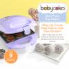 Babycakes Mini Cake Pop Maker by Select Brands - Easy-to-Use Machine - Recipes Included - Non-Stick Coating, Non-Skid Feet & Power Light - Makes 9 Cake Pops view 2