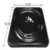 10.25" Square Swivel Replacement for Recliner Chair or Furniture - Ball Bearing Swivel Plate Mechanism - Flat - S1235-1 view 2