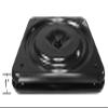 10.25" Square Swivel Replacement for Recliner Chair or Furniture - Ball Bearing Swivel Plate Mechanism - Flat - S1235-1 view 4