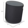 Steelcase Turnstone Buoy, Graphite Fabric, Black - view 3