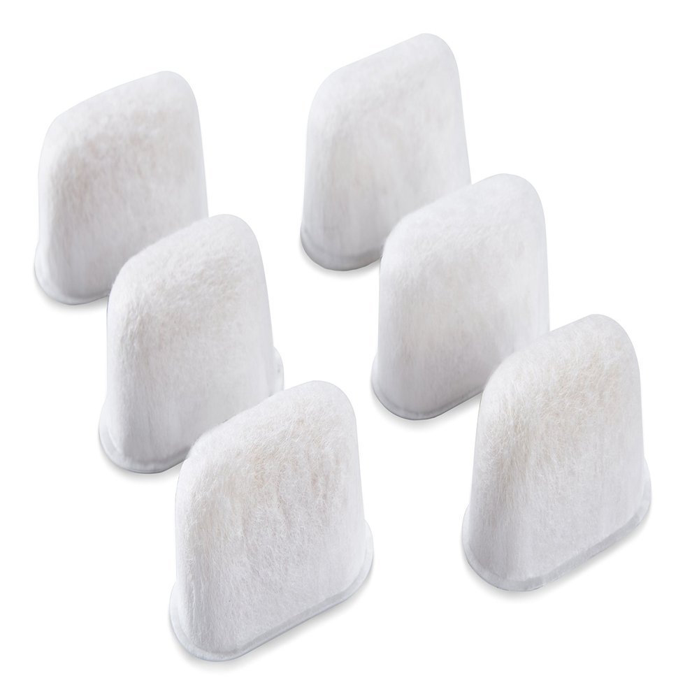 Premium 6-pack Water Filters For Replacement Breville BWF100 with Ion Exchange Resin inside