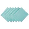 DII Solid Pastel Napkin Set Cotton, Machine Washable, 20x20 Inch, Aqua, 6 Count view 1