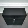 FixtureDisplays Black Outdoor Drop Box Locking Drop Box, Wall Mounted Mailbox, Suggestion Box 11119-BLACK-NPF view 3