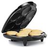 Holstein Housewares Non-Stick 6-Section Multi-Food Maker - Arepas, Mini Pancakes, Corncakes and More - Black,12 Inch view 1