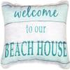 Welcome To Our Beach House Word Pillow view 1