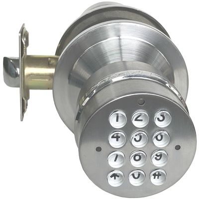 SoHoMiLL Electronic Door Knob (Spring Latch Lock; Not Deadbolt; Not Phone Connected), Single Front keypad YL 99, max Security