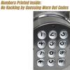 SoHoMiLL Electronic Door Knob (Spring Latch Lock; Not Deadbolt; Not Phone Connected), Single Front keypad YL 99, max Security view 4