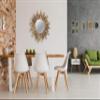 Creative Co-Op Driftwood Sunburst Mirror view 3