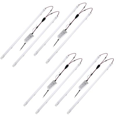 jimwhen 4 Pack LED Troffer 2x4 FT Retrofit Kit,Magnetic Retrofit kit,36W (240W Equiv),5000K Daylight White,0-10V LED Driver/2 Tubes Per Kit,T8 T10 T12 Fluorescent Replacement Light Bar,Easy to Install