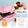 Babycakes Mini Cupcake Maker by Select Brands - Cupcake Iron for Birthdays, Parties & More - Features Non-Stick Coating - Cupcake Machine for Kitchen Appliances - 4 Mini Cupcakes view 2