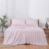 Modern Threads Silky Soft Microfiber and Wrinkle Free Sheets - Luxurious Microfiber Bed Sheets Includes Flat Sheet, Fitted Sheet with Deep Pockets, & Pillowcases Blush, Queen view 3