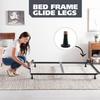 Kings Brand Furniture - Plastic Bed Frame Glide Legs - Bed Frame Leg Feet to Replacement Wheels - Set of 6 view 3