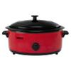 NESCO 4816-12, Roaster Oven with Porcelain Cookwell, Red, 6 quart, 750 watts view 1