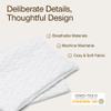 Coop Home Goods Original Pillow Case, Queen Size Pillow Case for Memory Foam Pillows, Breathable Ultra Soft Lulltra Fabric Cover with Zipper, Polyester/Rayon view 3