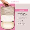 Kate Spade New York Insulated Lunch Tote, Cute Lunch Bag for Women, Compact 8 x 4.5 x 7.23" Size, Deco Dots (Out To Lunch) view 3