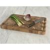 Ironwood Gourmet Charleston End Grain Board with Channel, Acacia Wood Brown 20 x 14 Inches view 4