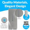 BOBRICK 2013 Stainless Steel Automatic Wall-Mounted Foam Soap Dispenser, Satin Finish, 27-FL oz. 4-1/4 W, 10-17/32 H, 4-7/32 D view 4