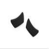 Le Creuset Silicone Set of 2 Handle Grips, 5" x 2 1/2" each, Black view 2