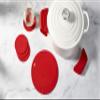 Le Creuset Silicone Set of 2 Handle Grips, 5" x 2 1/2" each, Black view 4