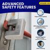 FJM SPSA60-KD D-Style High Security Padlock, Home Improvement Anti Theft Trailer Lock, Bike Lock, & Door Lock. Also for Outdoor Storage Shed, Includes Master Lock Set, Keyed Different, 2 3/8" (60mm) view 4