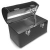 Plain Metal Dome Lunch Box - Black view 2