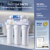 APEC Water Systems RO-90 Ultimate Series Top Tier Supreme Certified High Output 90 GPD Ultra Safe Reverse Osmosis Drinking Water Filter System, Chrome Faucet view 4