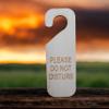 Sign - Please Do Not Disturb (Raw Wood) Door sign Second Edition - Wood view 3