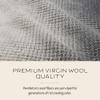 Pendleton Eco-Wise Easy Care Wool Blanket Twin 66" x 96" - 100% Wool with Whipstitch Binding, All Season, Washable, Soft and Durable Blanket for Home and Outdoor Adventures - Shale Blue view 3