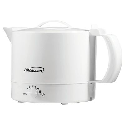 Brentwood KT-32W Plastic Hot Pot, 32-Ounce