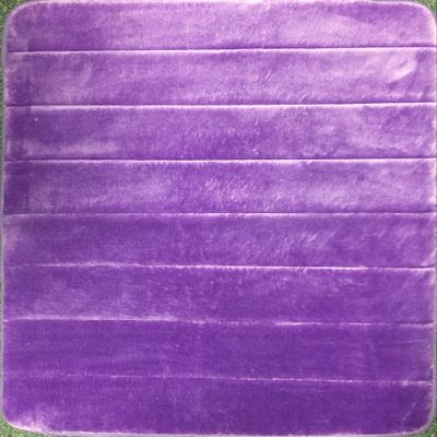 WPM WORLD PRODUCTS MART Memory Foam Bath Mat-Incredibly Soft and Absorbent Rug, Cozy Velvet Non-Slip Mats Use for Kitchen or Bathroom (20 Inch x 30 Inch, Purple)