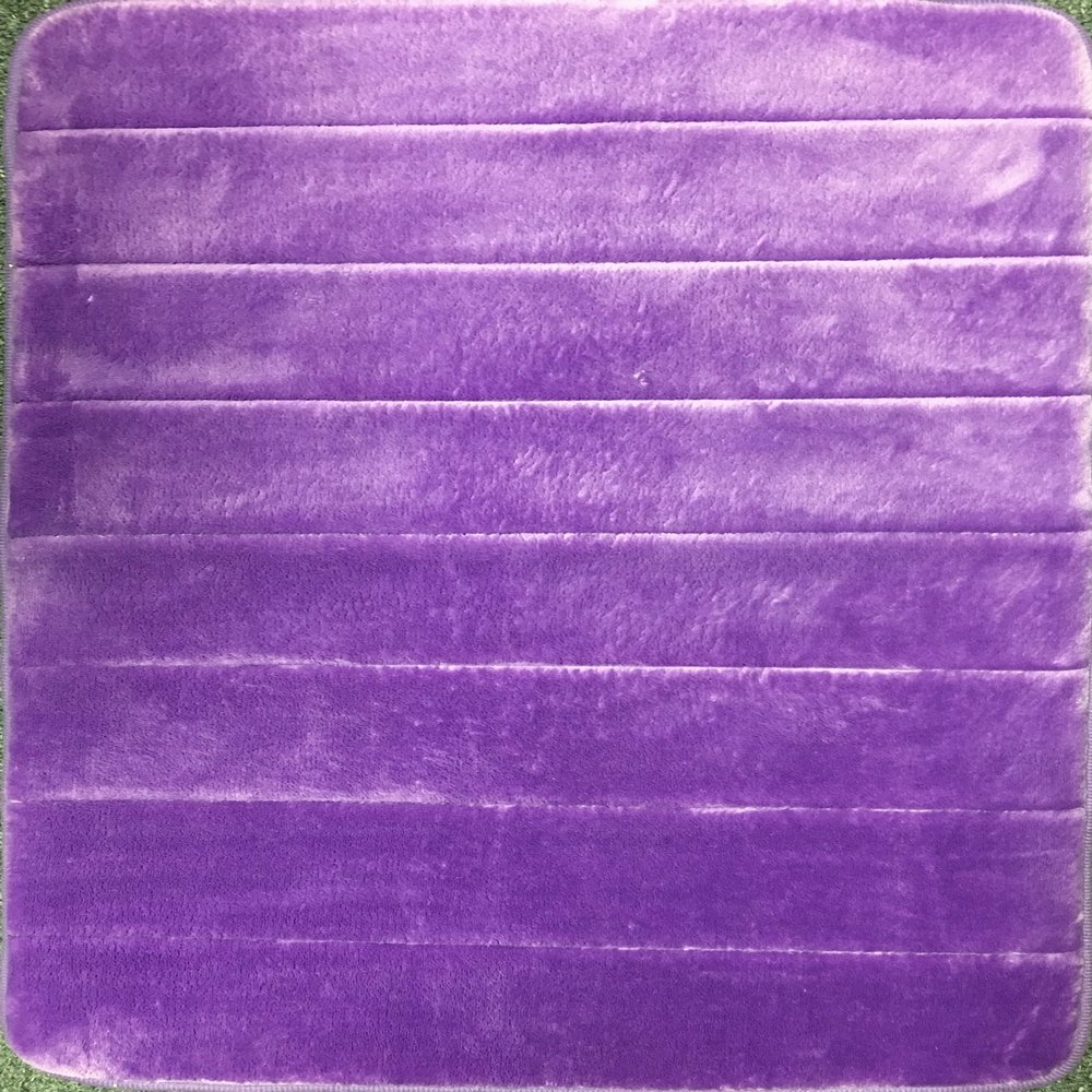 WPM WORLD PRODUCTS MART Memory Foam Bath Mat-Incredibly Soft and Absorbent Rug, Cozy Velvet Non-Slip Mats Use for Kitchen or Bathroom (20 Inch x 30 Inch, Purple)