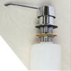 Polished Chrome Stainless Steel Mounted Soap and Lotion Dispenser view 1