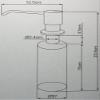 Polished Chrome Stainless Steel Mounted Soap and Lotion Dispenser view 2