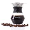 Mixpresso Pour Over Coffee Maker Set Glass Carafe Borosilicate White Protective Silicone Sleeve, Pour Over Coffee Dripper Brewer With Double-layer Stainless Steel Filter 13.5 Oz view 1