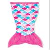 Fin Fun Mermaid Tail Blanket Kids, Girls and Boys - Cuddle Tails - Perfect Birthday Adult & Teen Size, Pink Dream view 2