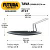 Hawkins-Futura Hard Anodized Concave Griddle Tava, 9.5-Inch Diameter view 3