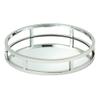 Elegance Beam Round Mirror Tray,10.75" view 1