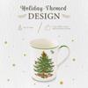 Spode Christmas Tree Stackable Mugs, Set of 4 - Festive 12oz Holiday Coffee Cups for Tea, Hot Cocoa - Fine Earthenware, Space-Saving Design, Dishwasher & Microwave Safe - Holiday Drinkware view 3