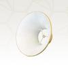 Royal Designs Shallow Bell Basic Lamp Shade, Antique Gold, 8.5 x 16 x 10.25 view 4